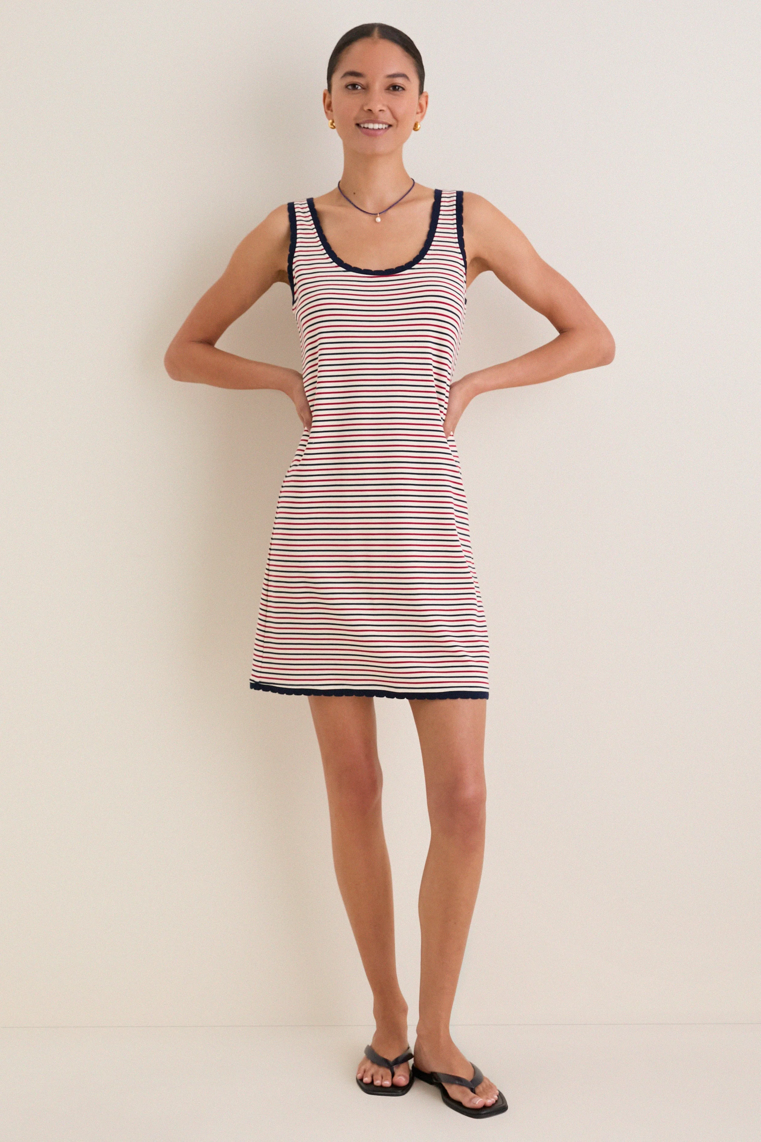 Fairgrounds Stripe Knit Lowe Mini Dress