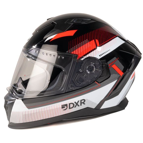 DXR EROS VOX Full-Face Helmet - Black / RedRef: DX0734