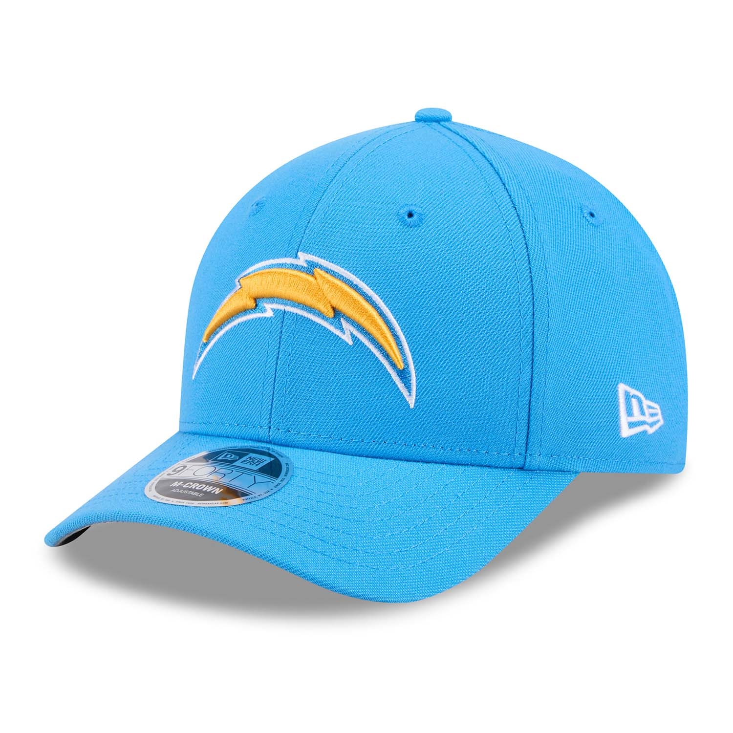 Los Angeles Chargers NFL Team Logo New Era 9FORTY M-Crown Snapback Cap Blue