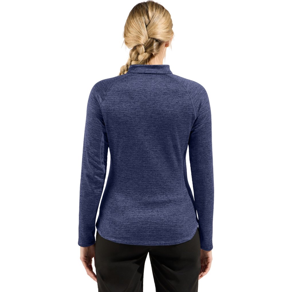 Odlo Tencia Mid Layer Jacket Women - skipper blue melange