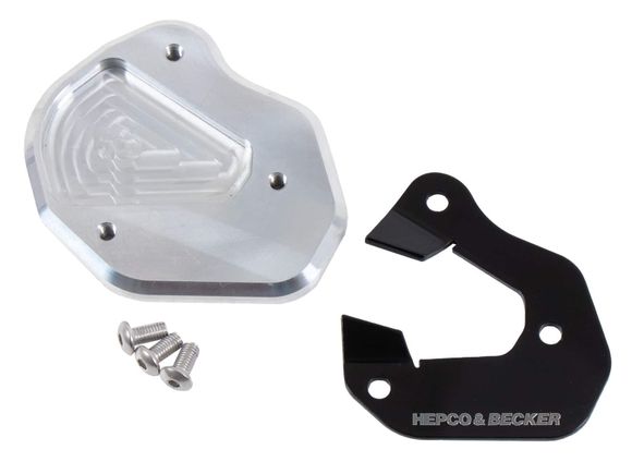 Hepco & Becker side stand extension - black/silverKTM 1290 1290 SUPER ADVENTURE S - 2021 - 2024Ref: Hbe00587A / 42117627 00 91