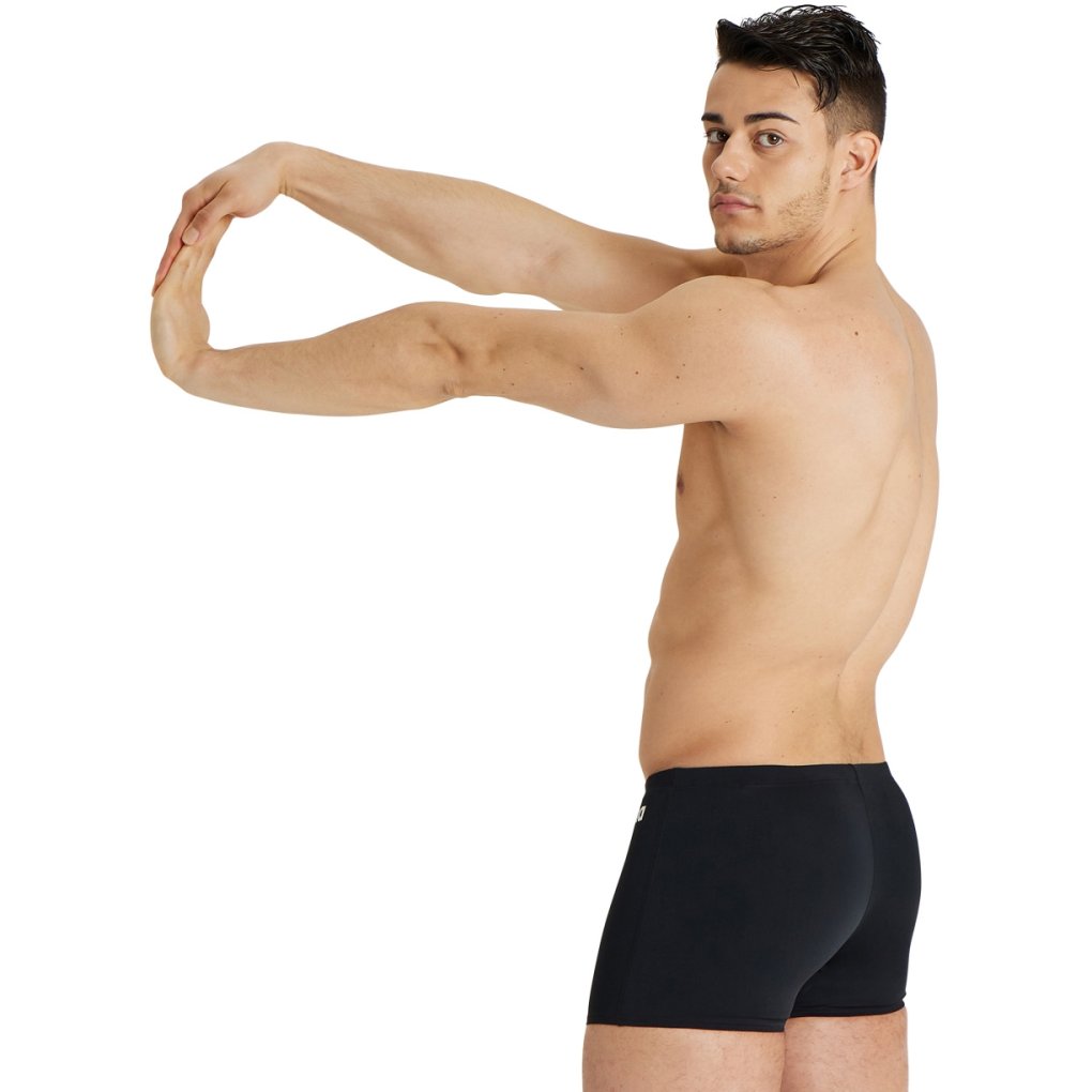 arena Performance Solid Team Swim Shorts Men - Black/White