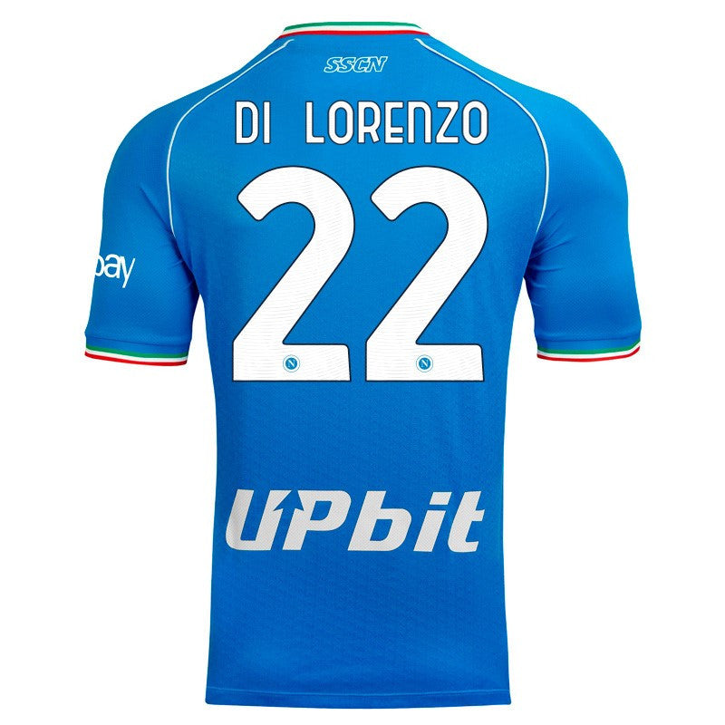 SSC Napoli Home Match Shirt Di Lorenzo 2023/2024