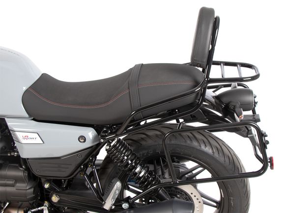 Porte Bagage Hepco & Becker avec sissybar - noir brillantMOTO GUZZI 850 V7 STONE - 2025Ref : HBE05491A / 611564 00 01