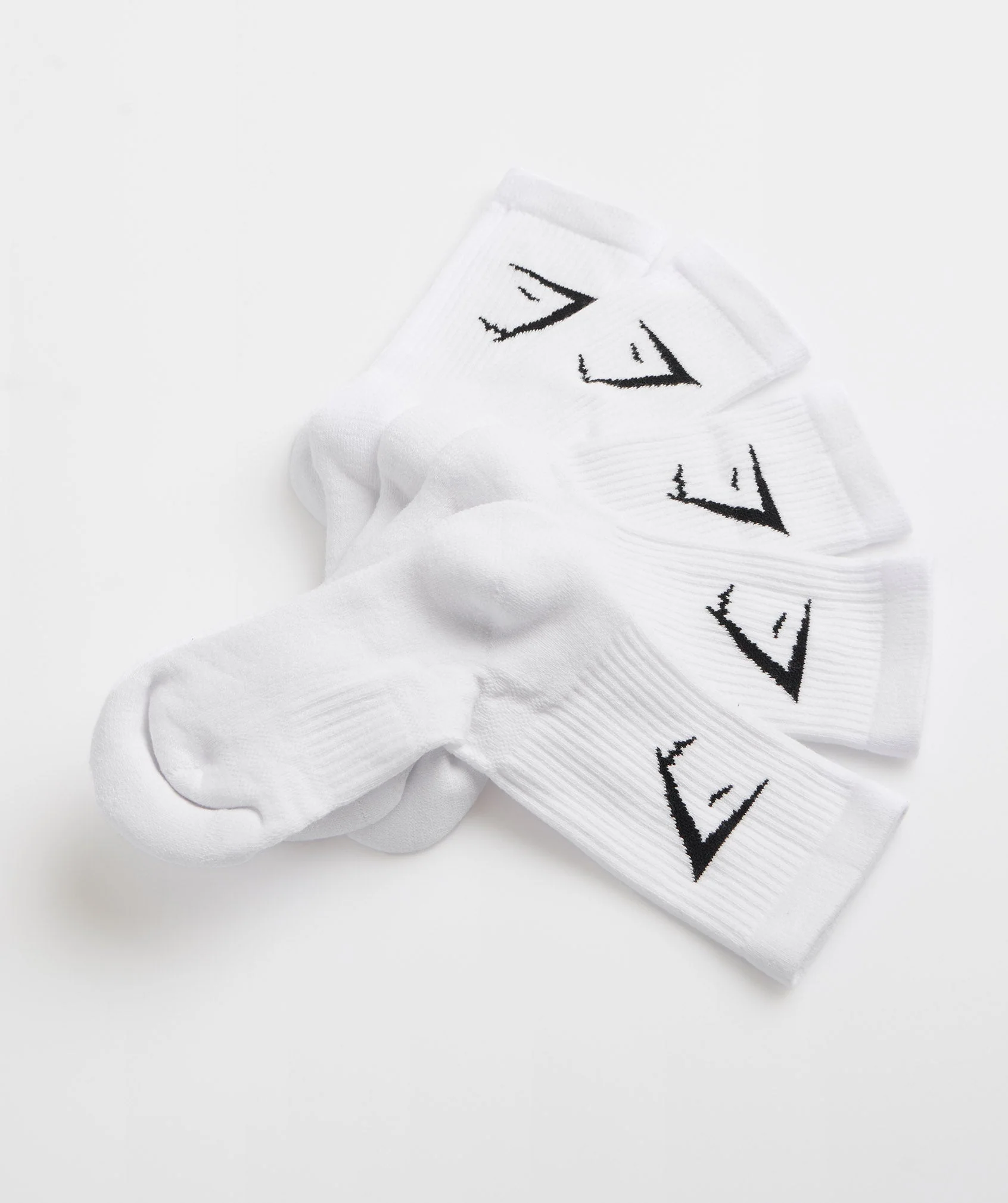 Crew Socks 5pk White