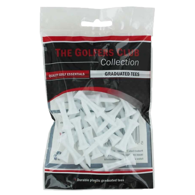 Brand Fusion Graduated 31mm Golf Tees (25 Pack)