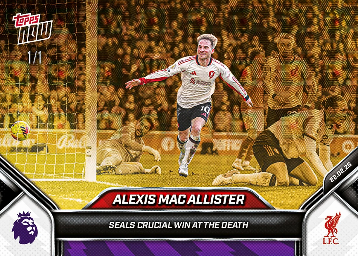 Alexis Mac Allister - 2025-26 Premier League Topps NOW® - Card 143 - PR: 685