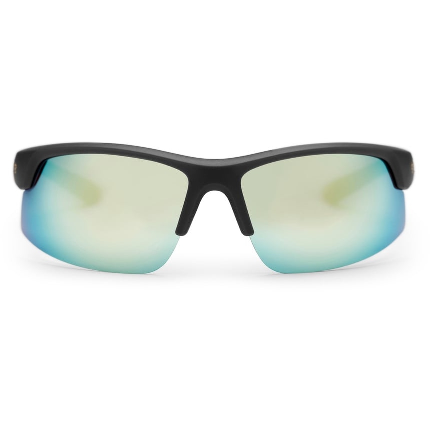 CHPO Len Sunglasses - Matte Grey / Turquoise Mirror