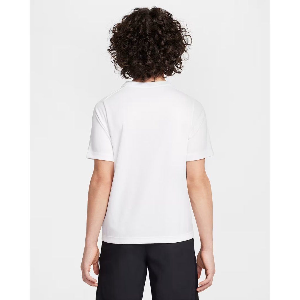 Nike Dri-FIT Multi Short-Sleeve Top Kids - white/black HF8100-100