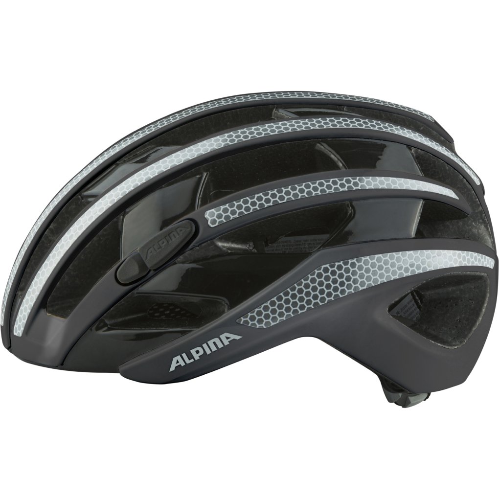 Alpina Ravel Reflective Helmet - black glossy