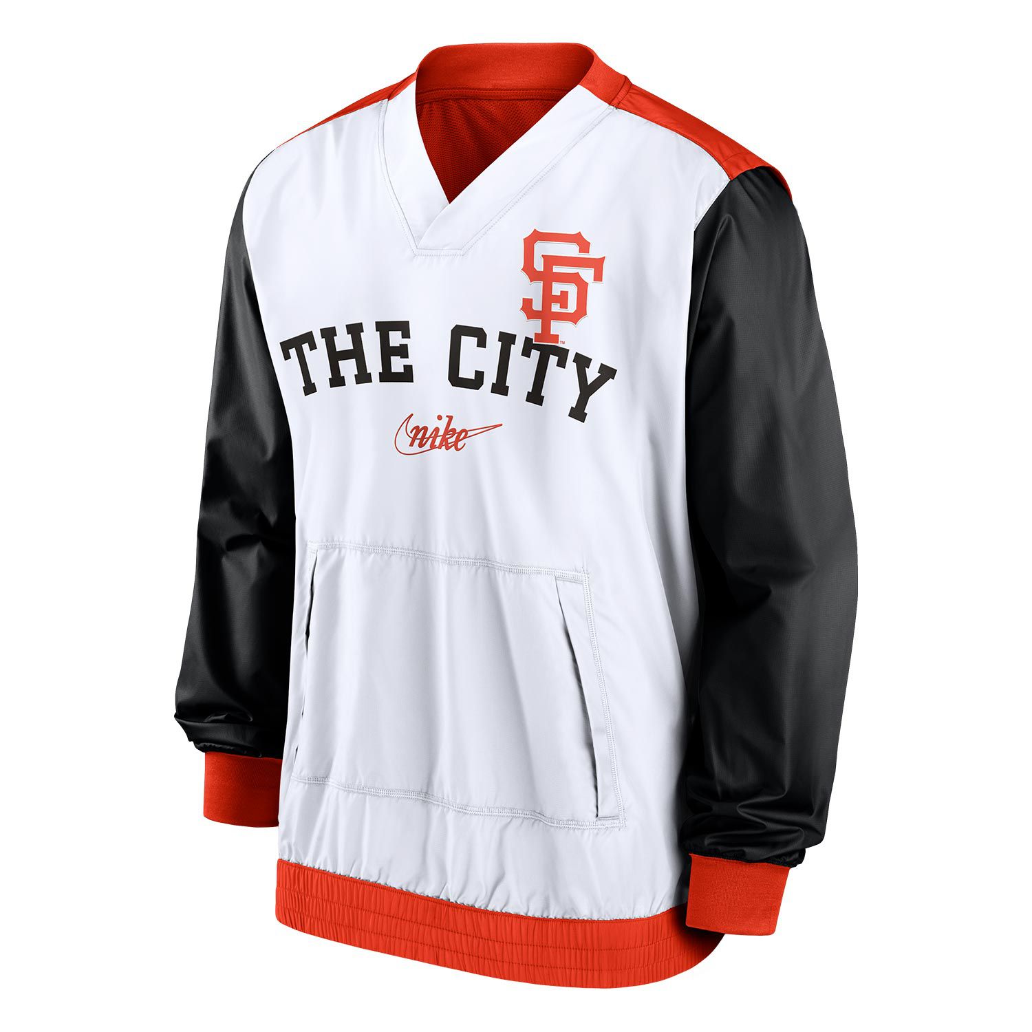 San Francisco Giants Rewind Warm Up MLB Pullover Jacket White