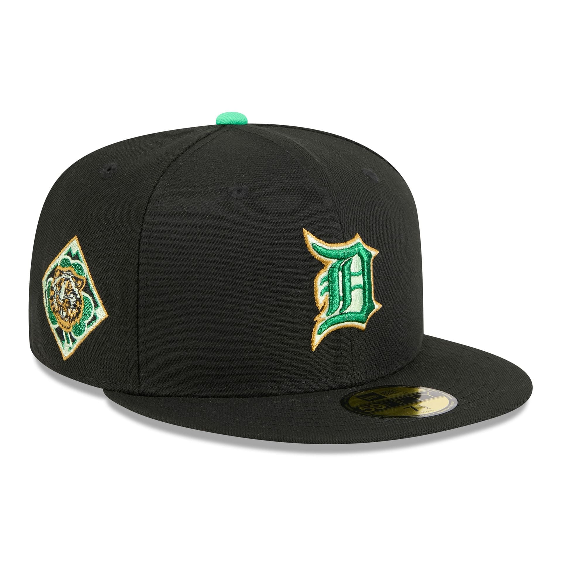 Detroit Tigers 2026 St. Patrick's Day MLB Authentic 59FIFTY Cap Black