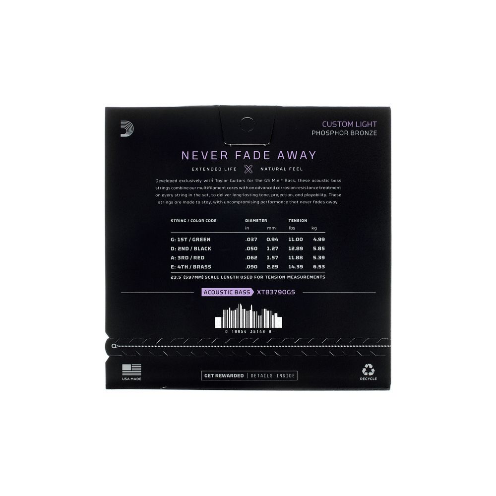 Daddario Light Acoustic Bass GS Mini – Thomann Ireland