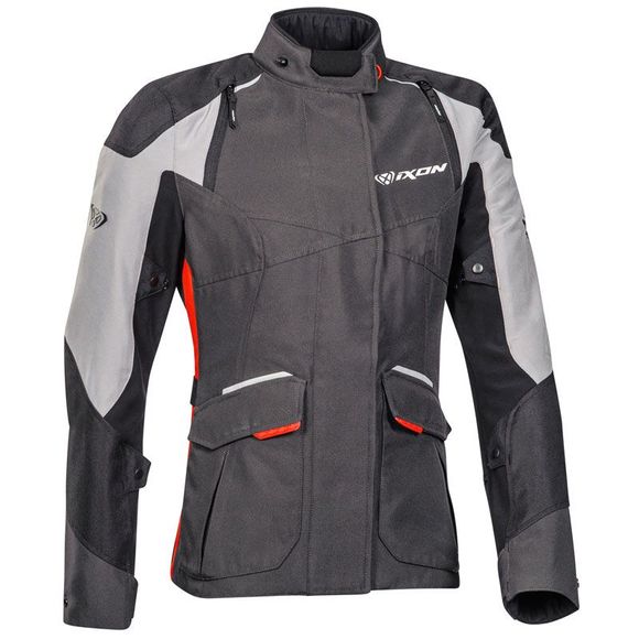 Ixon BALDER LADY Motorcycle Jacket - Black / RedRef: IX1442-C56315