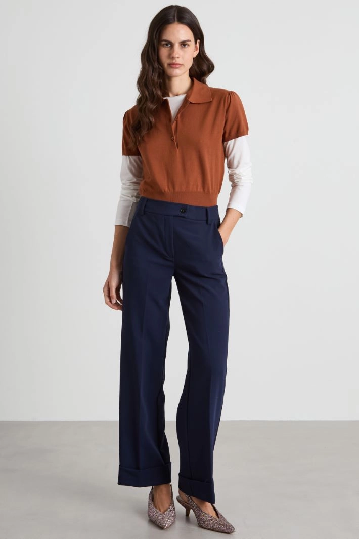 Jersey T-shirt - CREAM