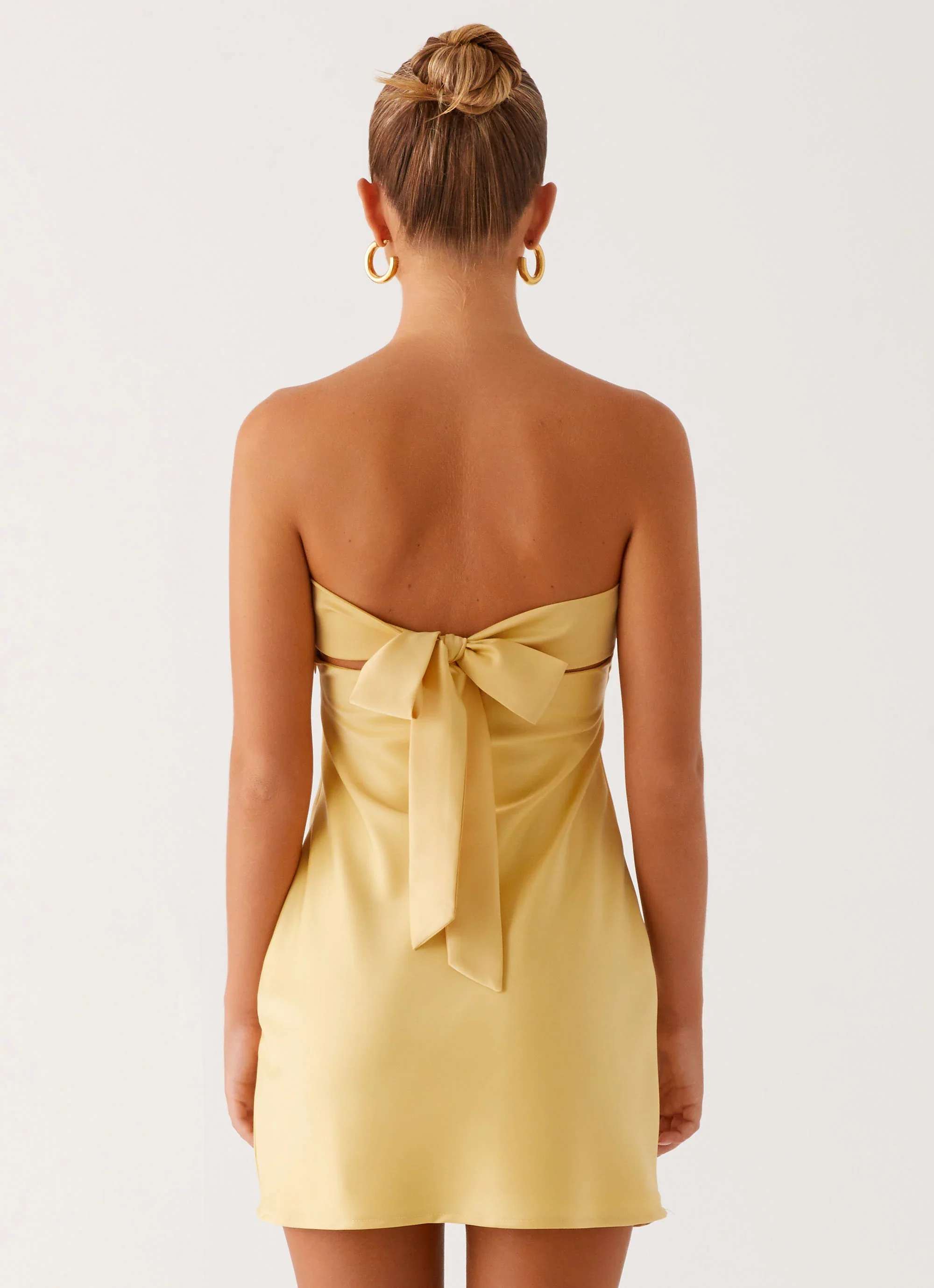 Yulina Mini Dress - Yellow