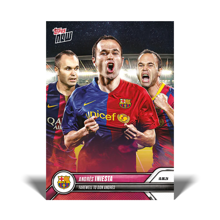 Andrés Iniesta - Farewell to Don Andrés - FC Barcelona Topps NOW® Card 2