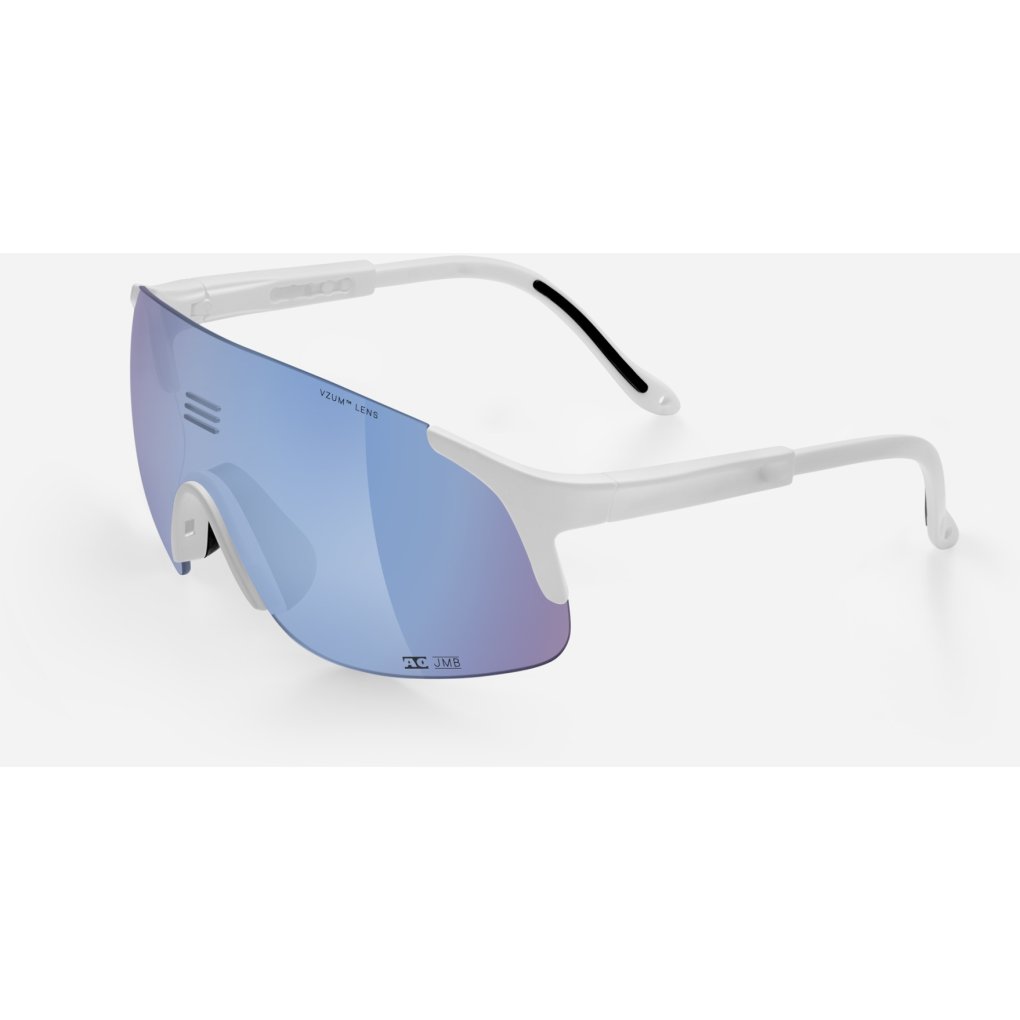 ALBA Jumbo Glasses - White / VZUM F-LENS FLAMINGO