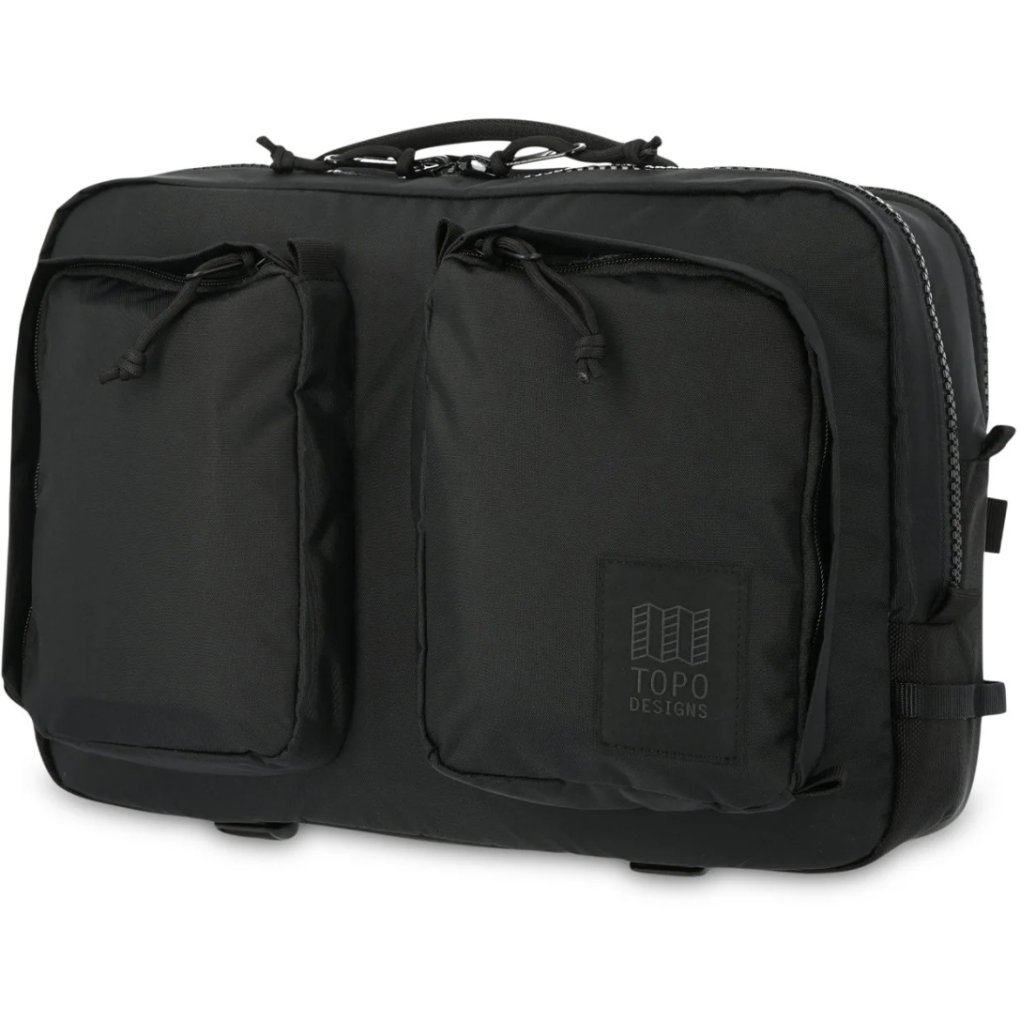 Topo Designs Global Briefcase Bag - 20L - Black/Black