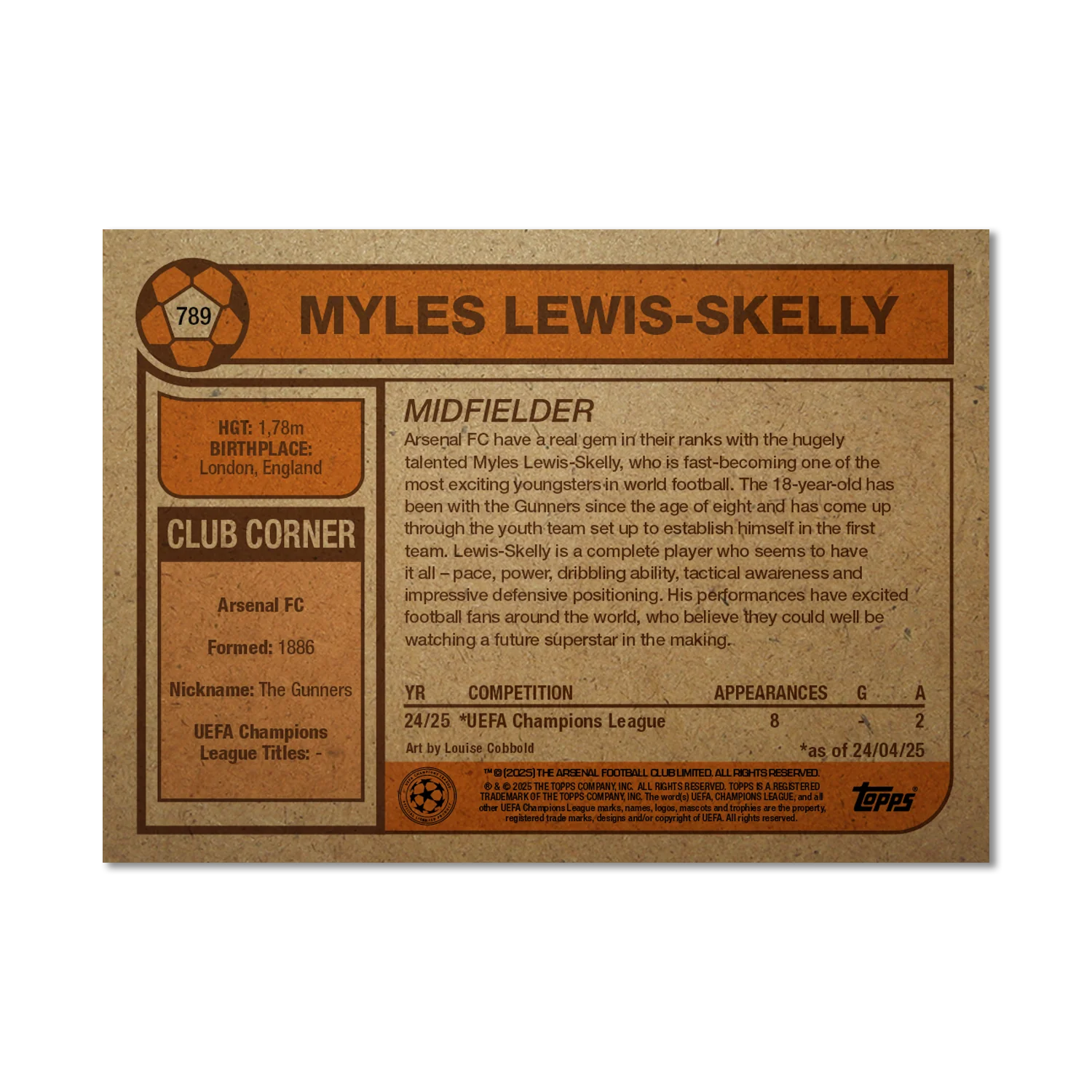 Myles Lewis-Skelly - UCC Living Set® - Card 789