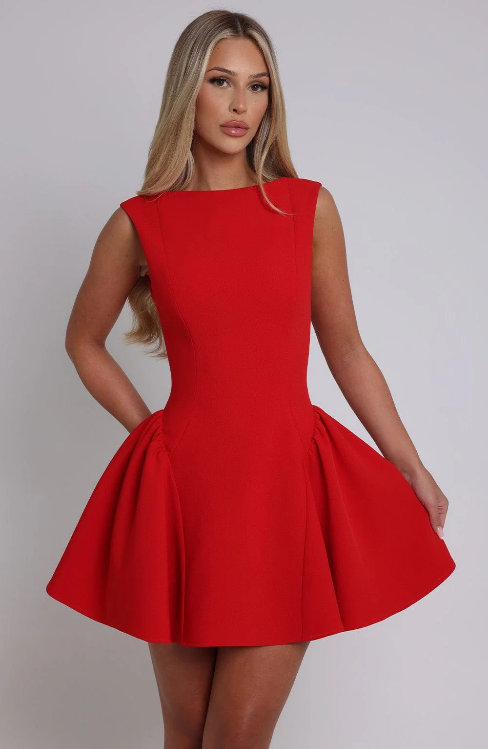 Yalina Mini Dress - Red