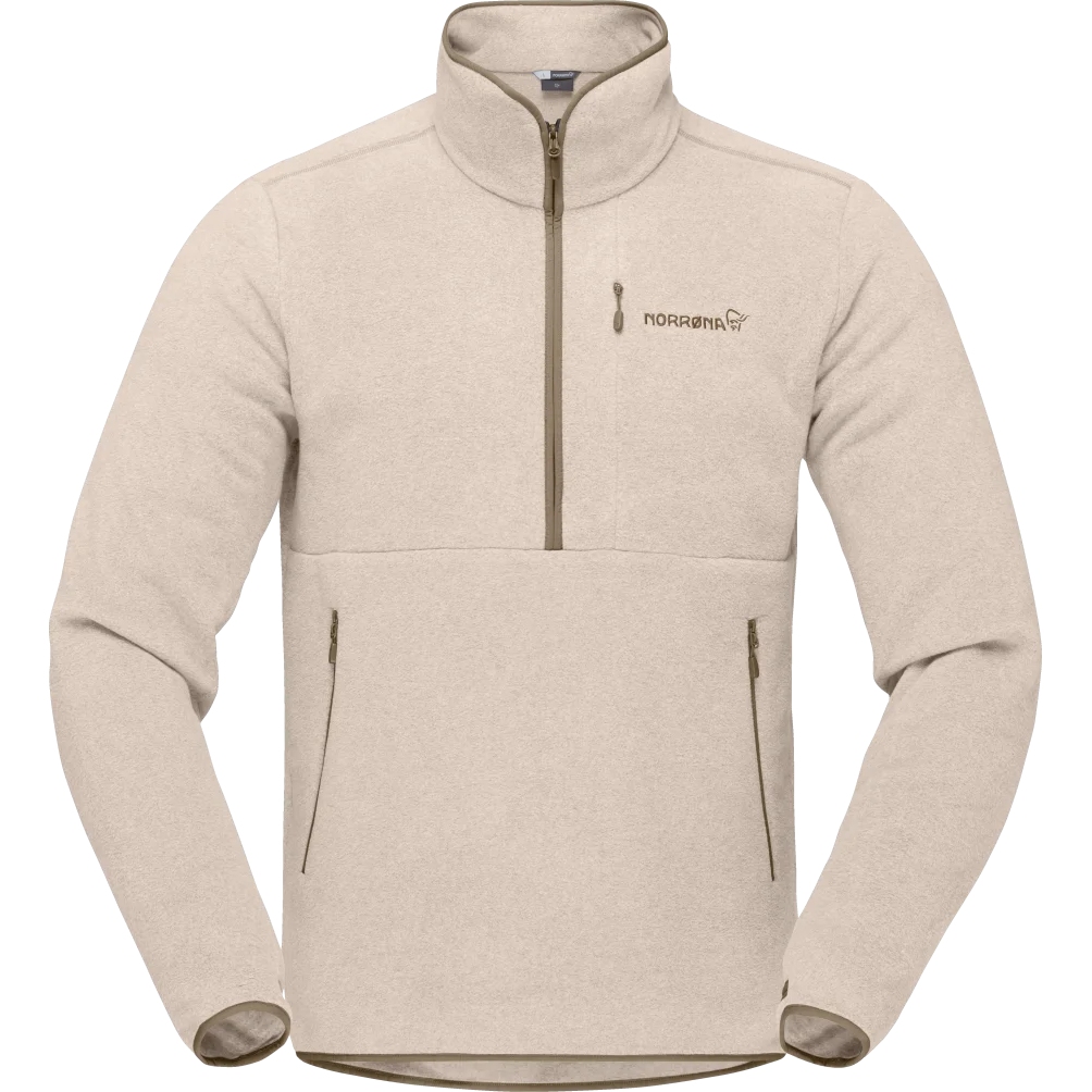 Norrona femund warm2 Half-Zip Pullover Unisex - Pure Cashmere