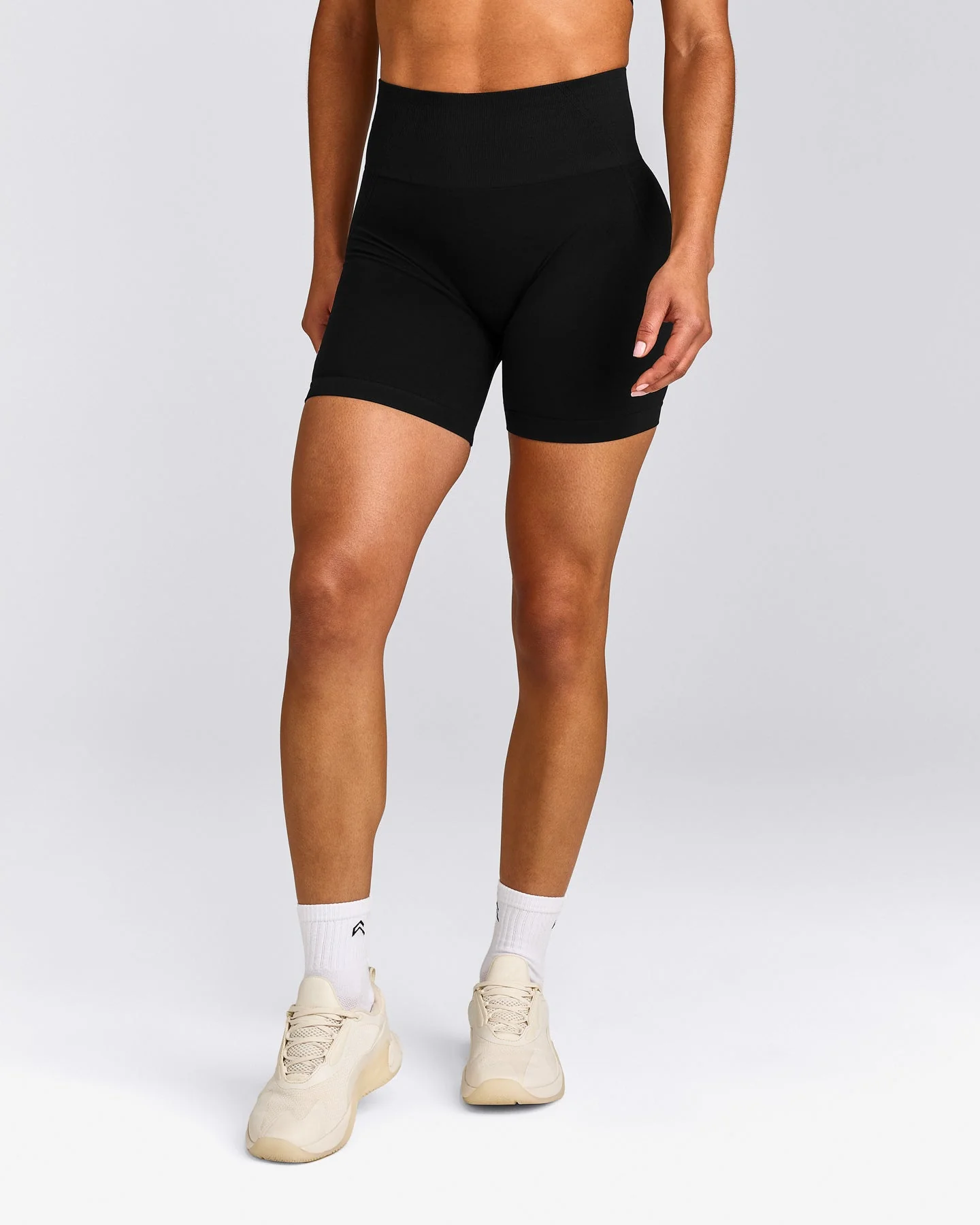 EffortlessLift™ Seamless High Rise Shorts New Branding | Black