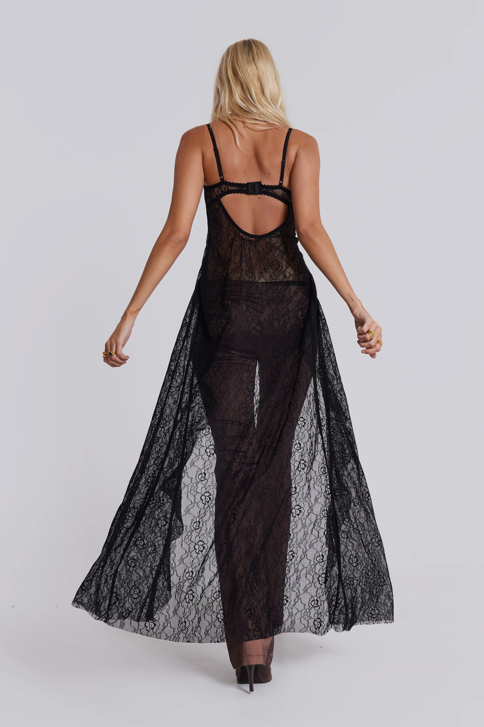 Astoria Bralette Lace Top in Leopard