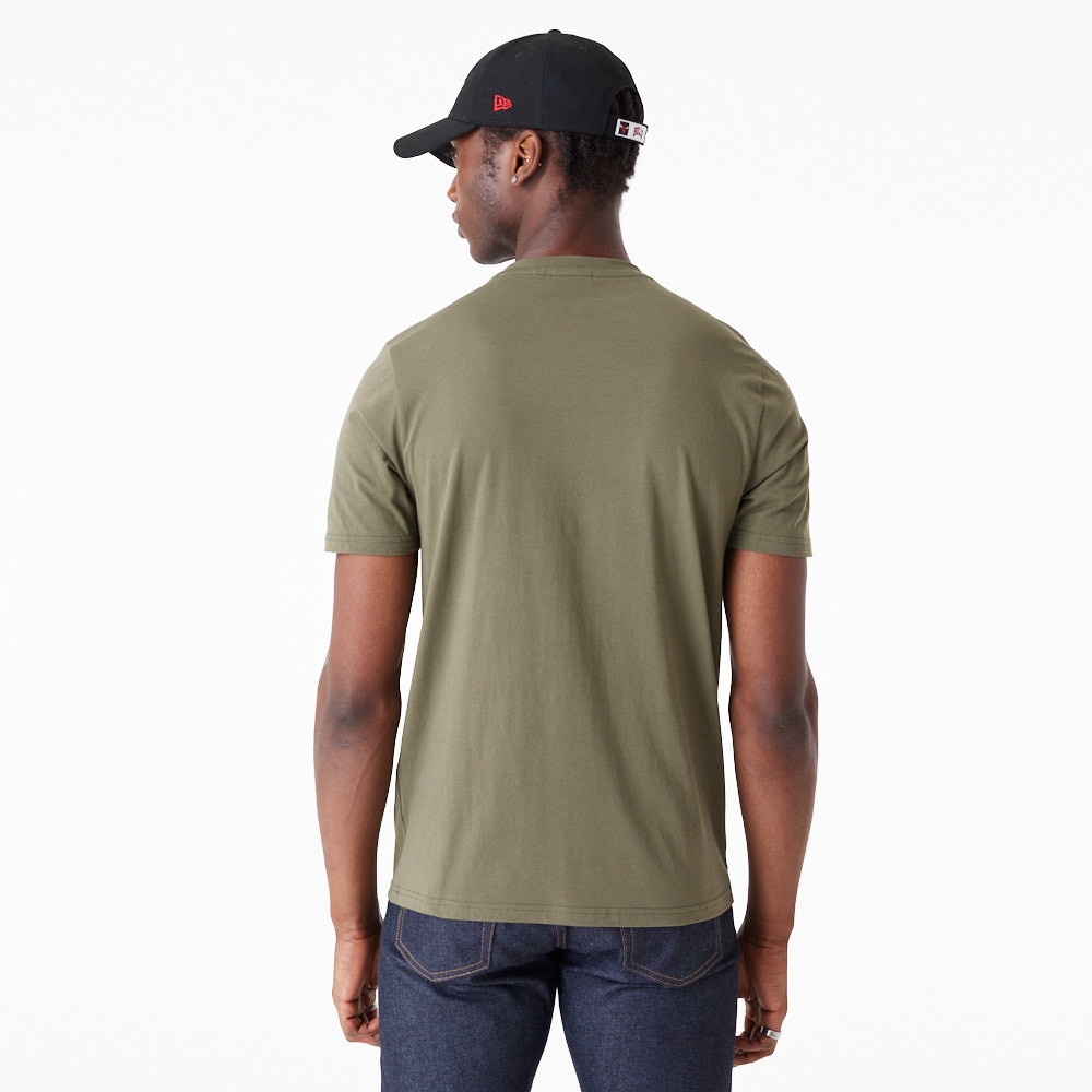 Chicago Bulls Player New Era NBA T-Shirt Olive