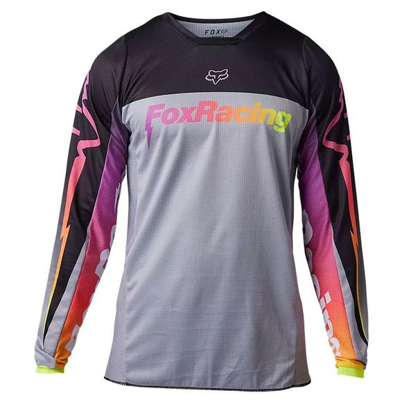 Fox 180 STATK 2023 cross jersey - GrayRef: FX3988