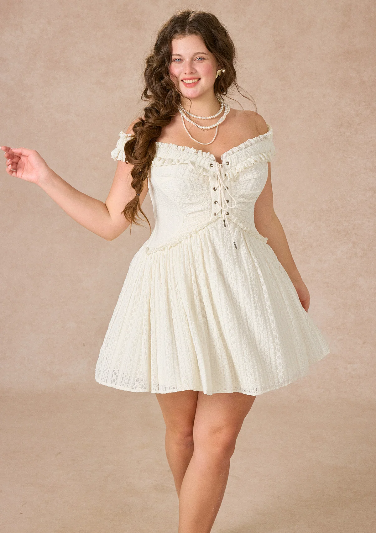 Curve&Plus Twin Butterflies Dress（Short）