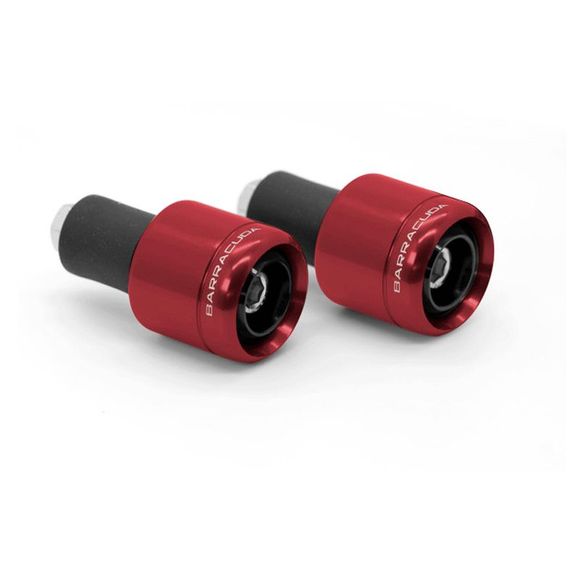 Barracuda handlebar ends DIAMETER 17 MM Universal - RedRef : BAR0022