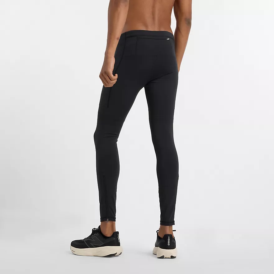 New Balance Sleek Pocket Running Tights Men - Black