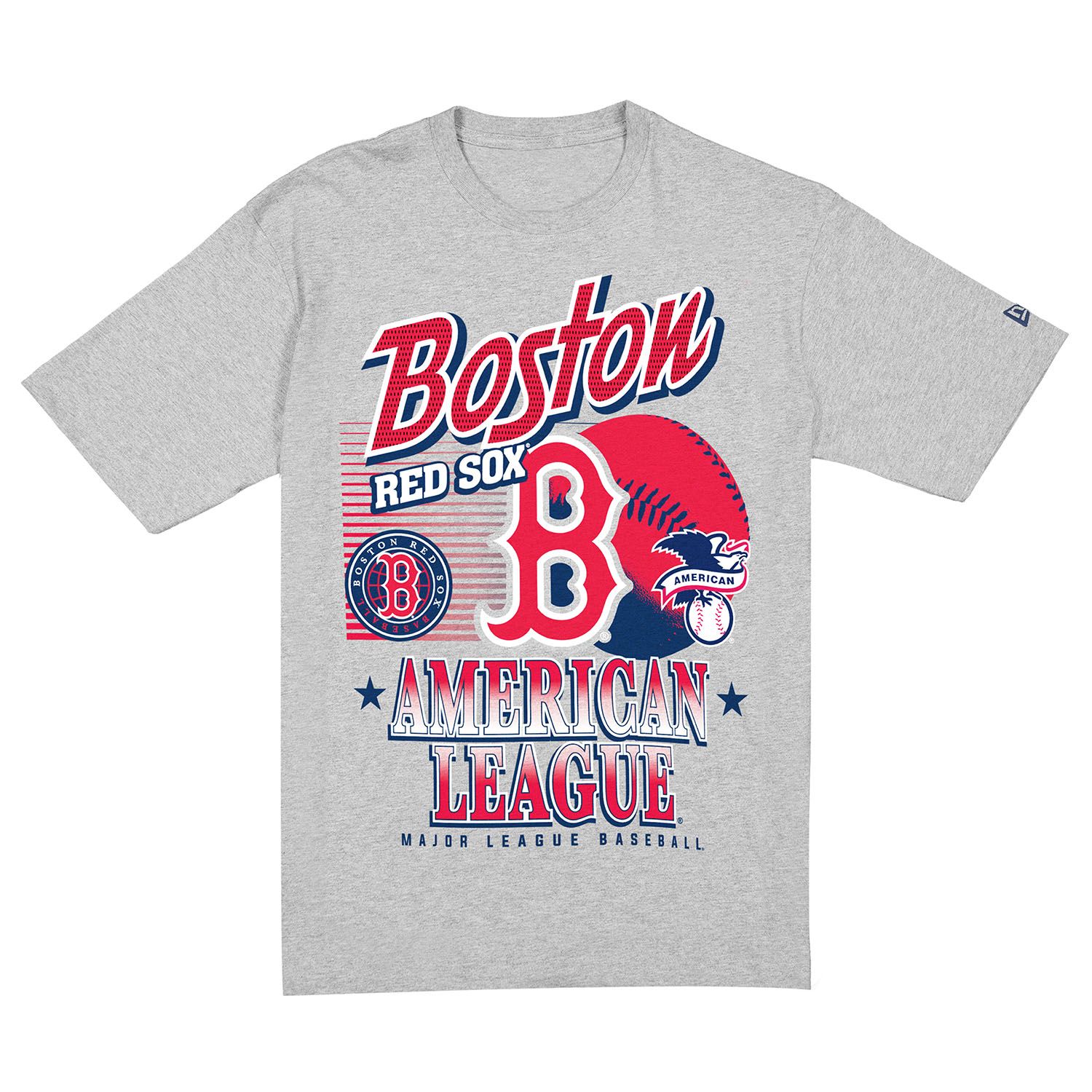 Boston Red Sox Sport Classics Oversized MLB T-Shirt Gray