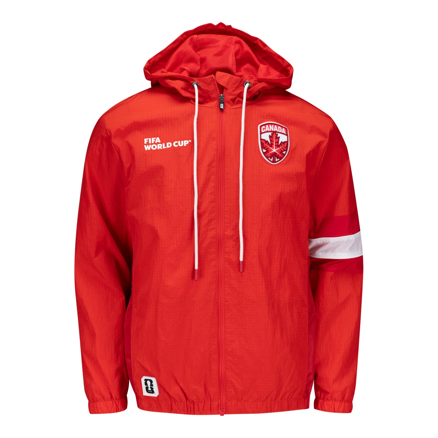 2026 Soccer Fan Collection Canada Packable Windbreaker - Unisex
