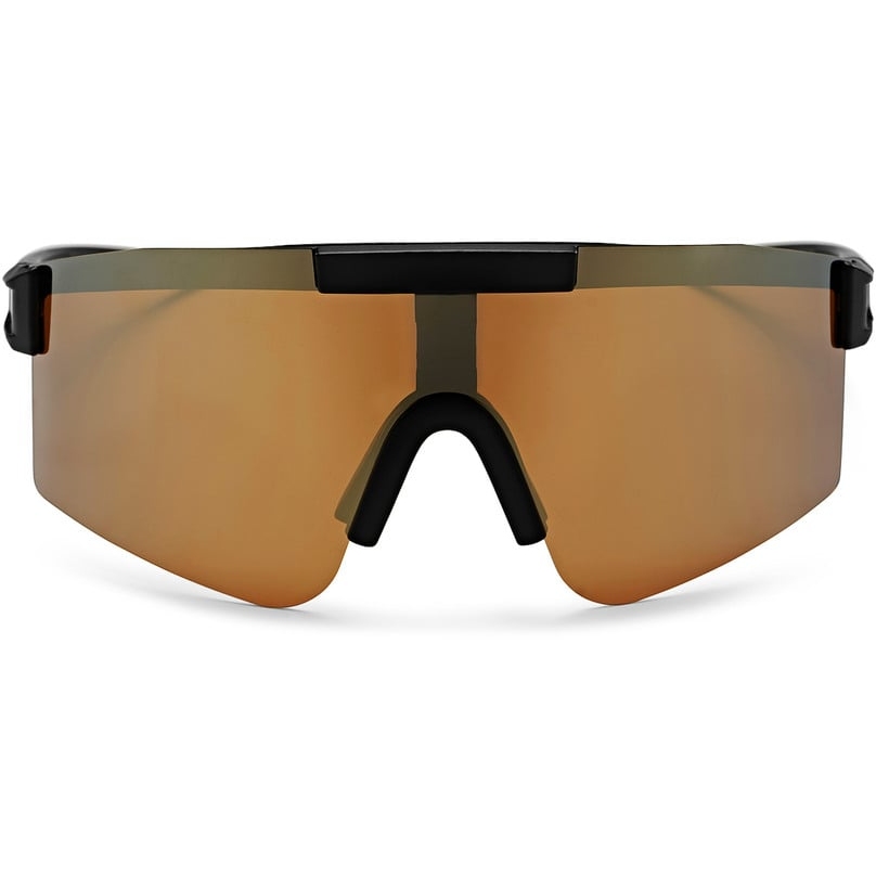 CHPO Luca Sunglasses - Black / Copper Mirror