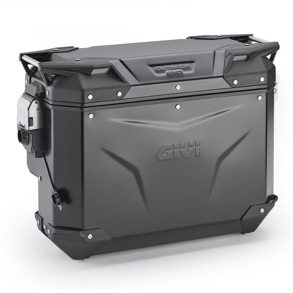 Givi trekker outback evo smart 33 liter case with release - black - (right side) without universal barrel - blackRef: gi2304 / obkevs33br