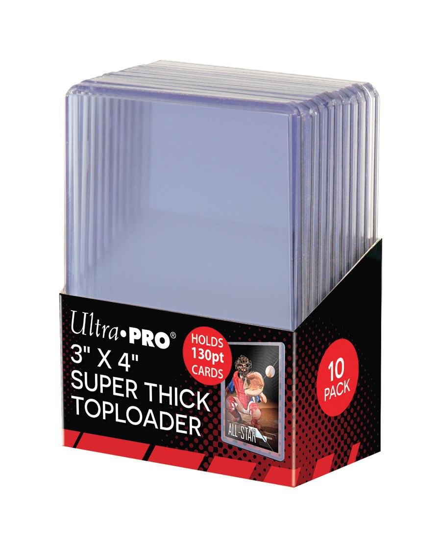 Ultra Pro 3x4 Memorabilia Sized 130pt. Toploaders