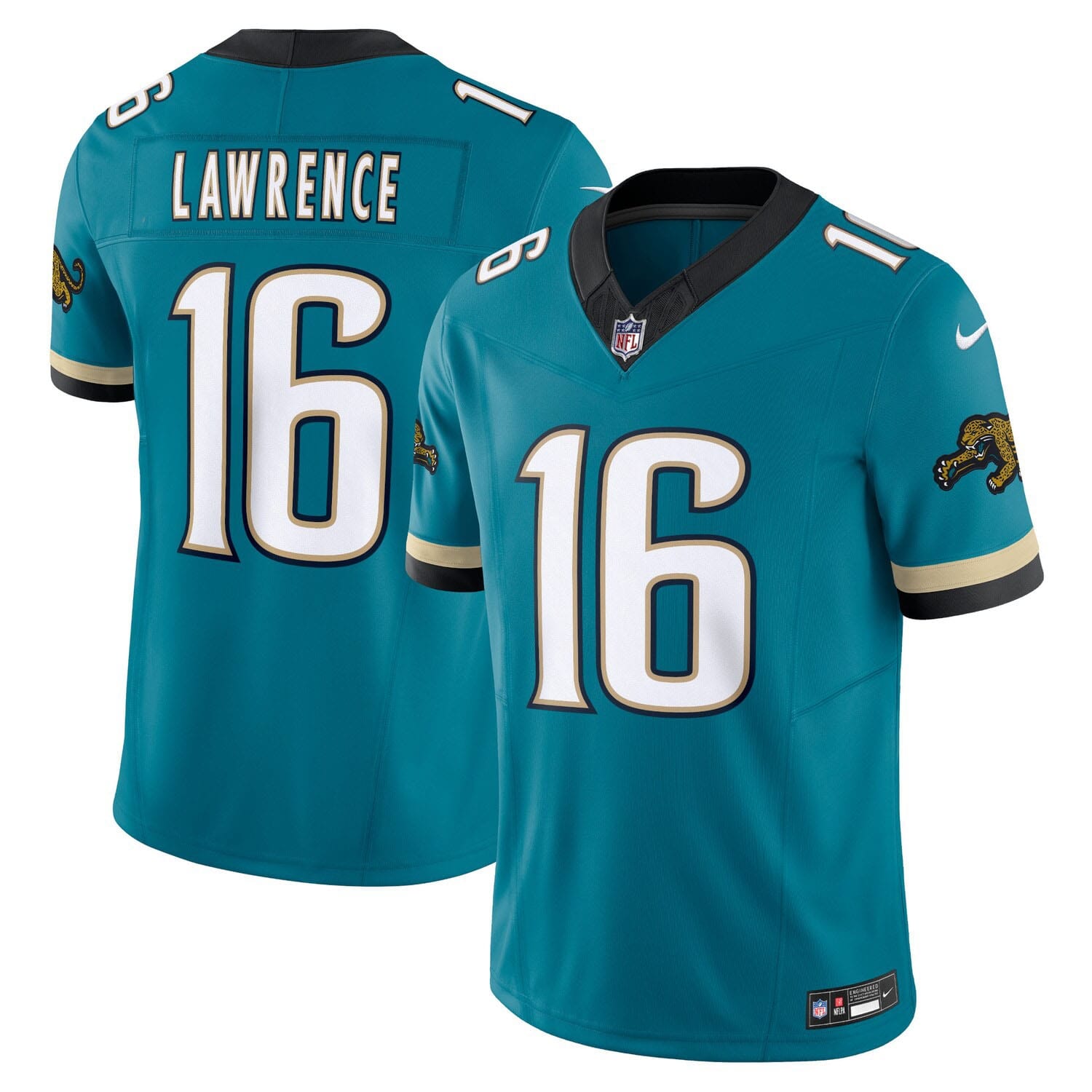 Trevor Lawrence #16 Jacksonville Jaguars Classic Nike Vapor F.U.S.E. Limited NFL Jersey Teal