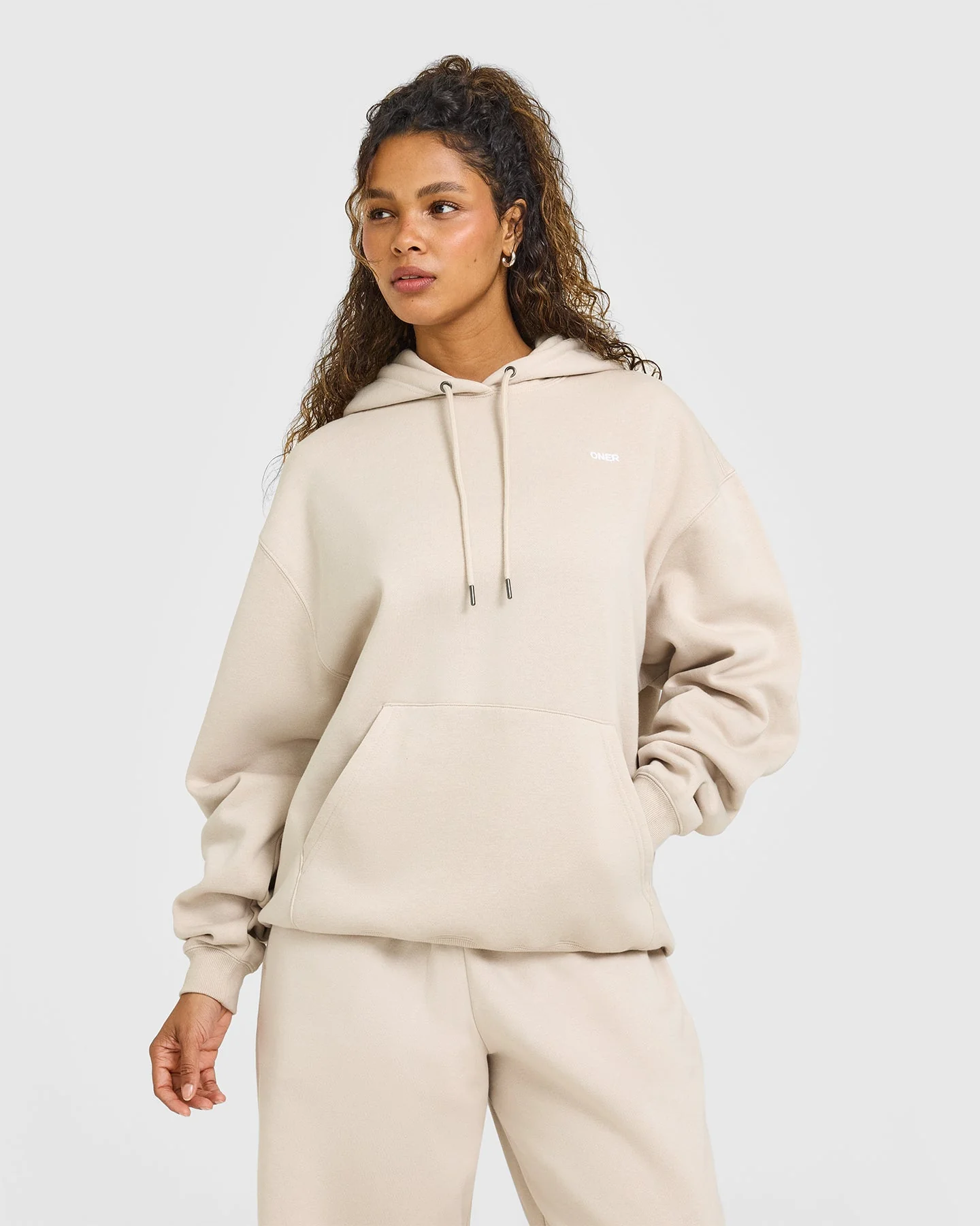 Foundations Oversized Hoodie | Sand