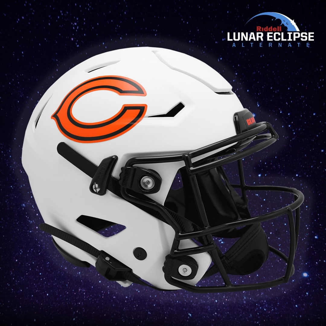 Chicago Bears Lunar Eclipse NFL Speed Mini Helmet