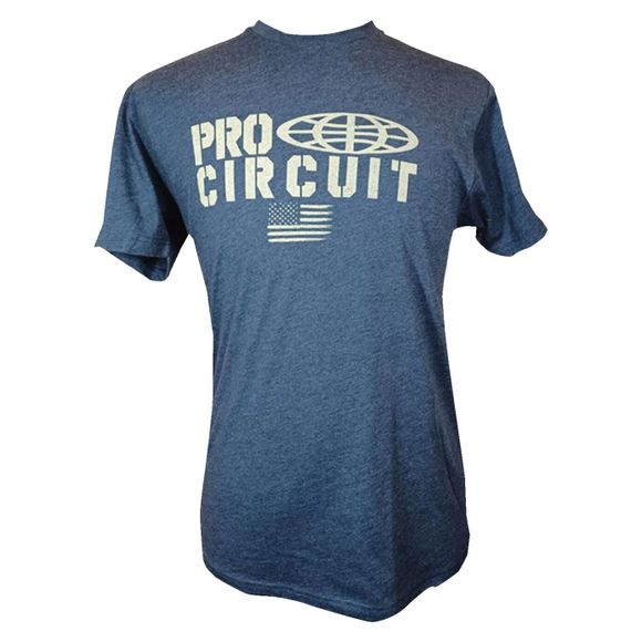 T -shirt short sleeves Pro Circuit flag - blueRef: PC0081