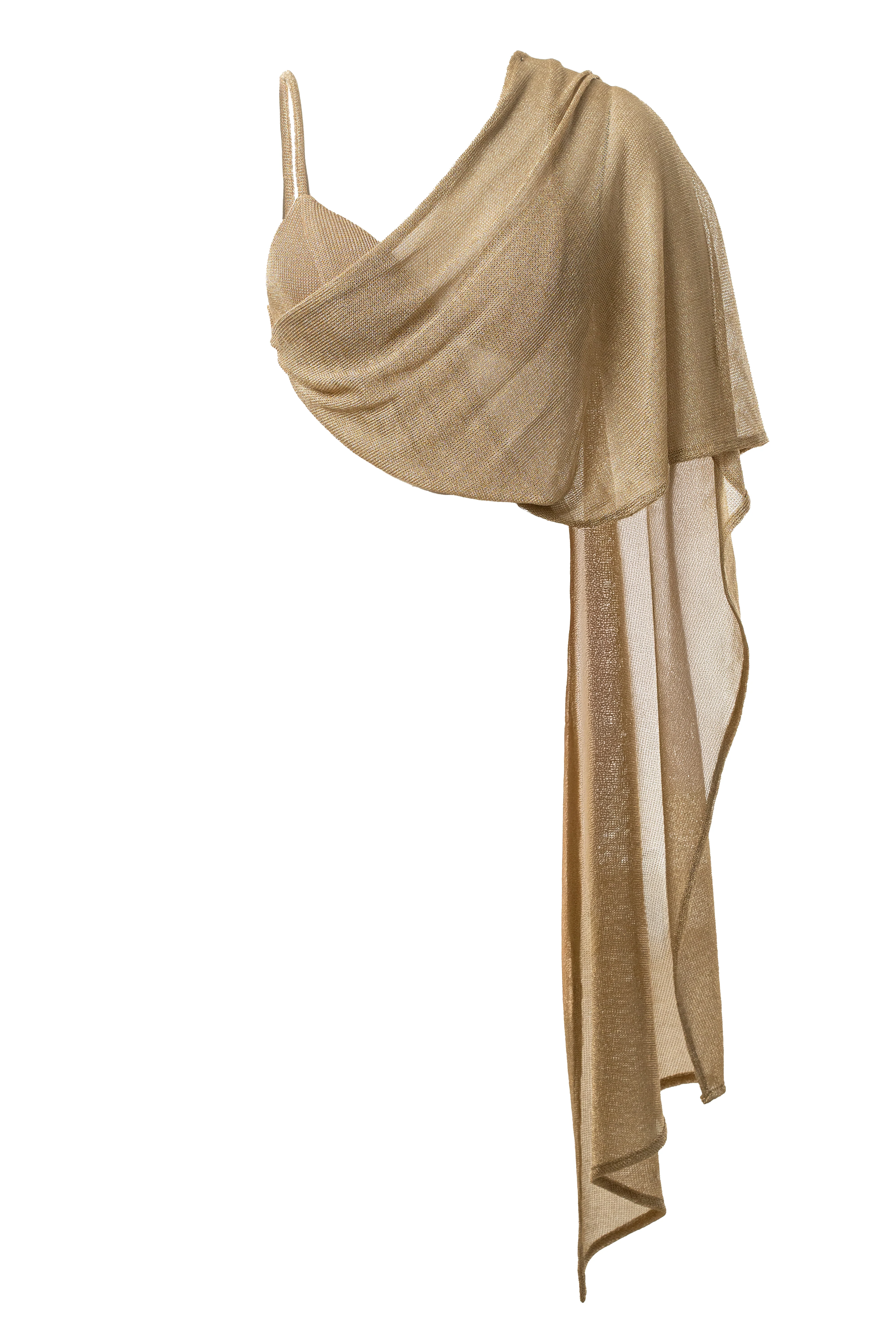 Gold Nocturne Draped Top