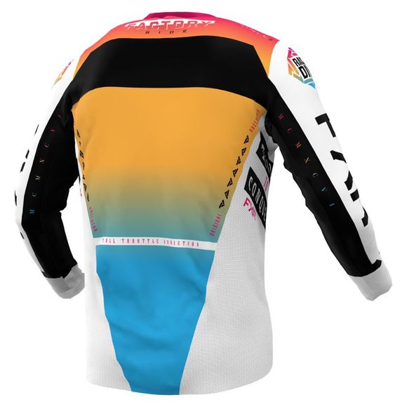FXR PODIUM GLADIATOR TANGERINE/RASPBERRY/BLACK/WHITE 2022 cross jersey - BlackRef: FXR0151