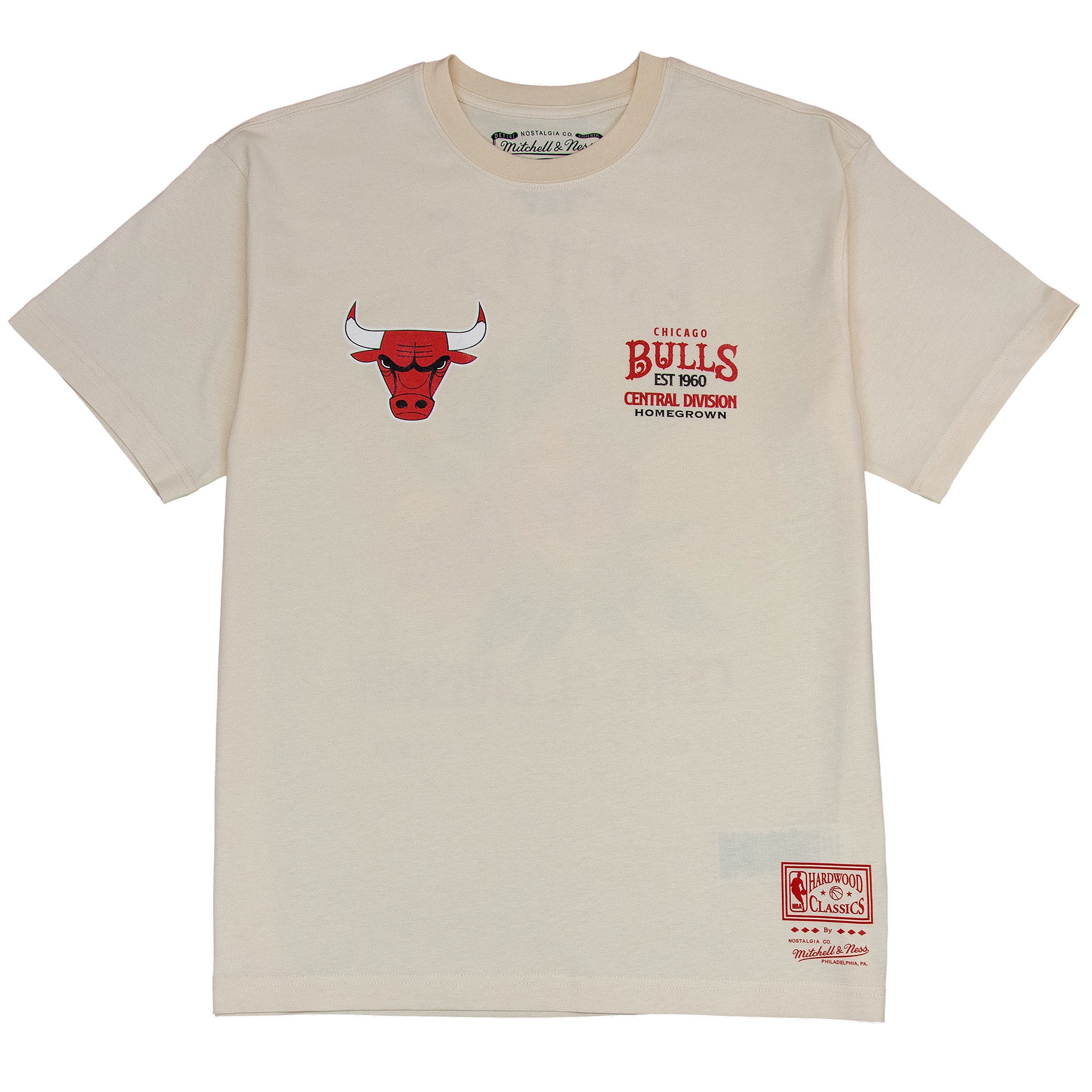 Chicago Bulls Full Court Pressed NBA T-Shirt Cream