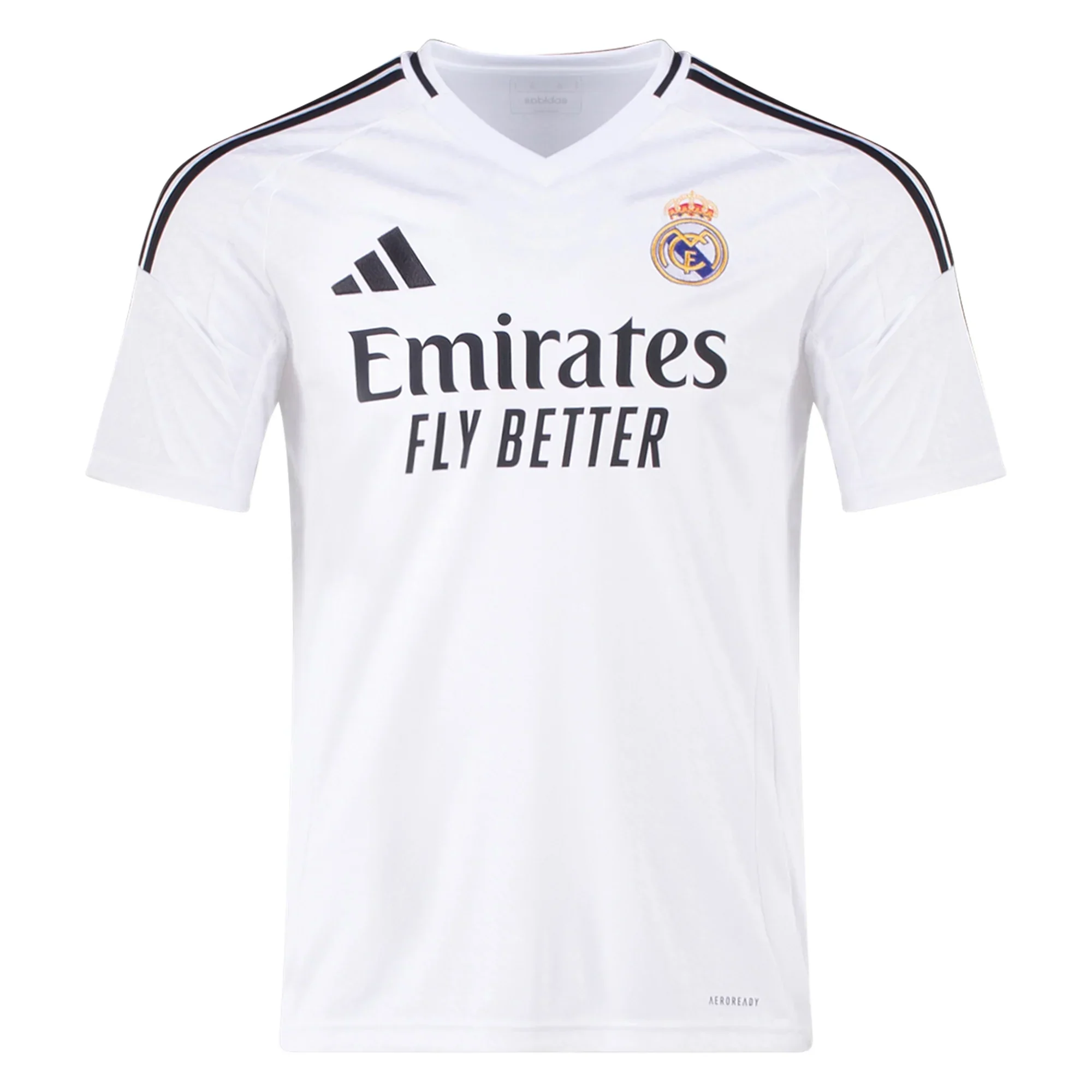 Men's Real Madrid Home Jersey 24/25 (White/Black)
