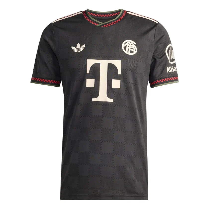Men's Bayern Munich 25/26 Authentic Third Jersey (Black/Olive Green)