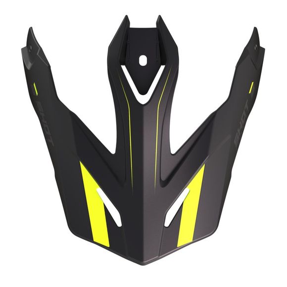 Tt Shot Trek Rally Black Neon Yellow Matt 2026 Visor - Black / YellowRef: So2826 / A08-21E3-B01