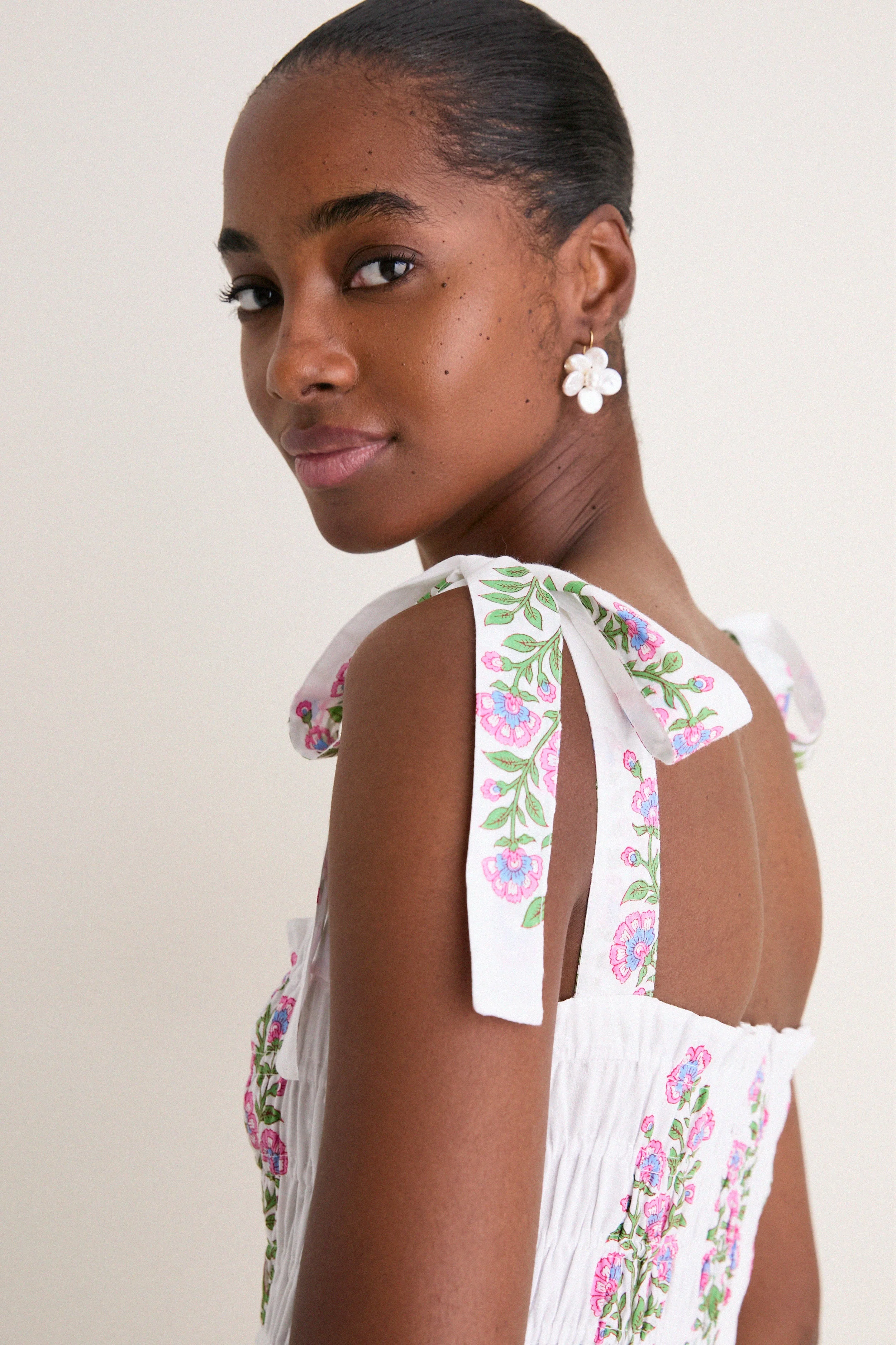 Schiffly Folk Buta Martina Dress