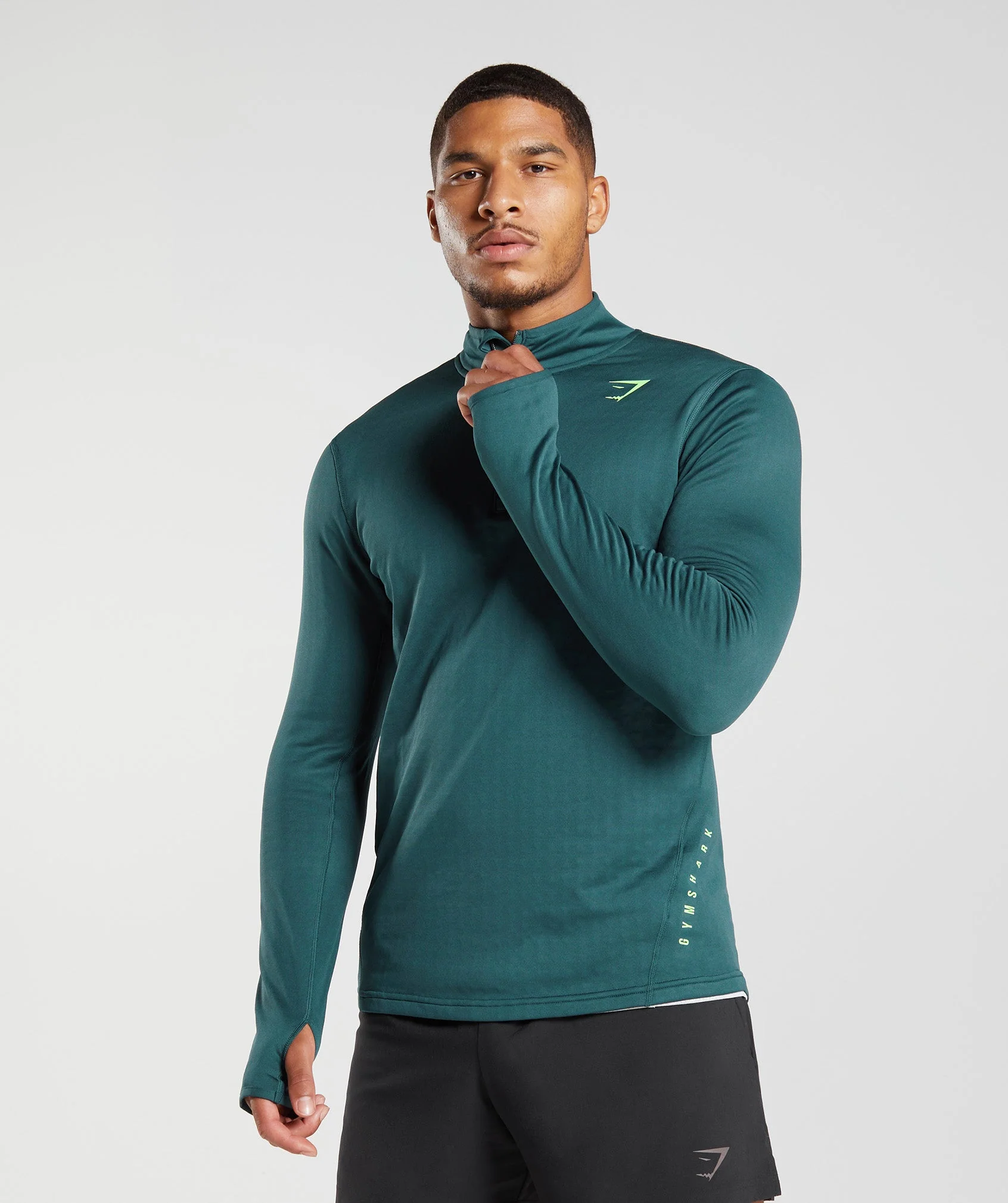 Sport 1/4 Zip Winter Teal
